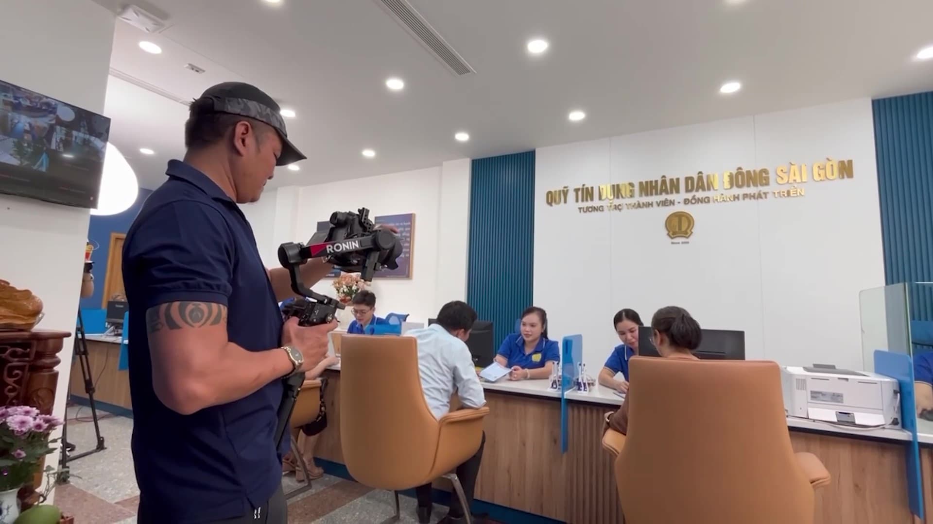 Hậu kỳ quay phim Quỹ Tín Dụng Nhân Dân Đông Sài Gòn